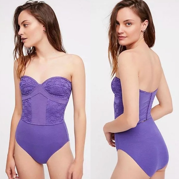 purple lace bodysuit